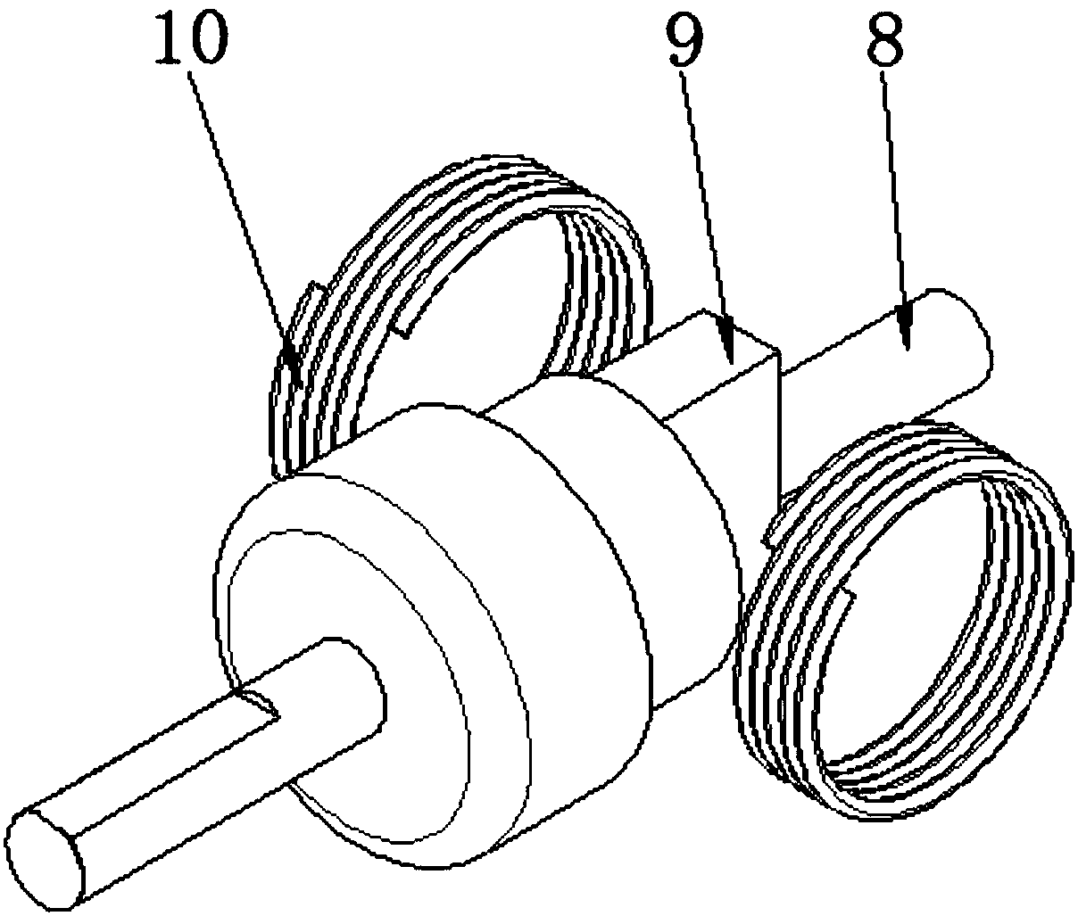 A dulcimer robot wrist tapping control method and tapping device