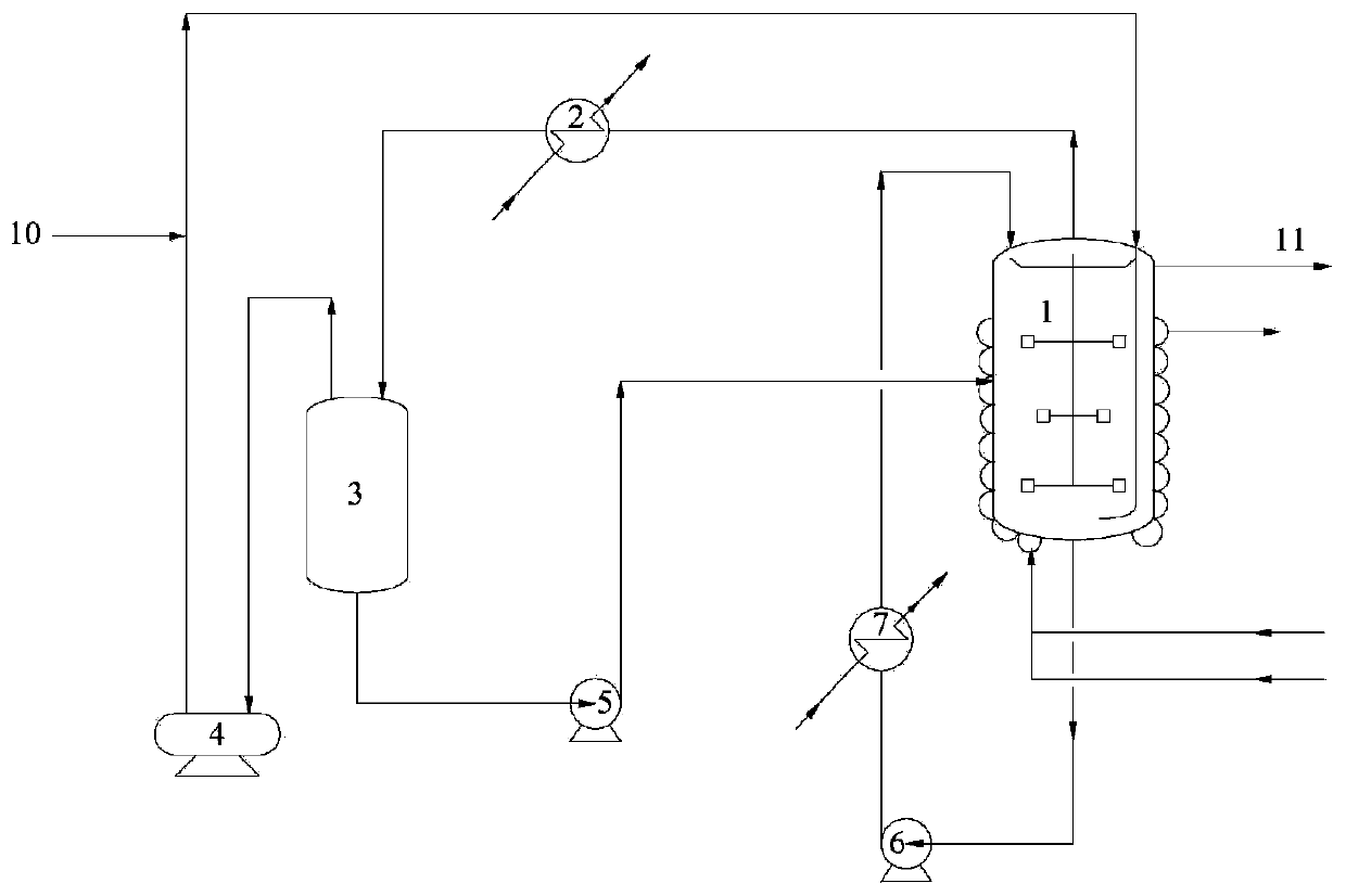 Combined heat removal method for kettle type slurry polyethylene ...