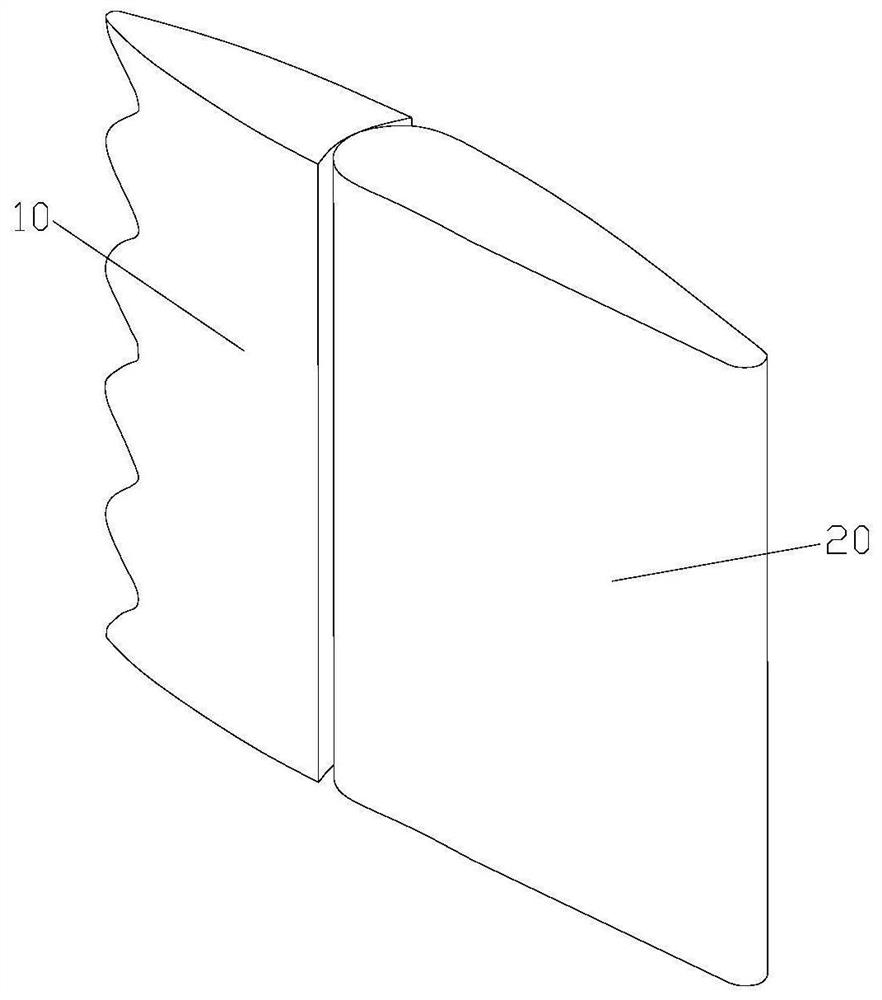 Bionic front-back adjustable camber-variable guide vane and design method thereof