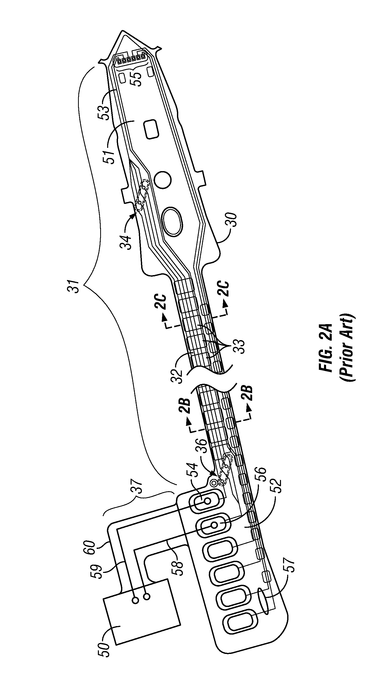 Magnetic recording disk drive with write driver to write head transmission line having non-uniform sections for optimal write current pulse overshoot