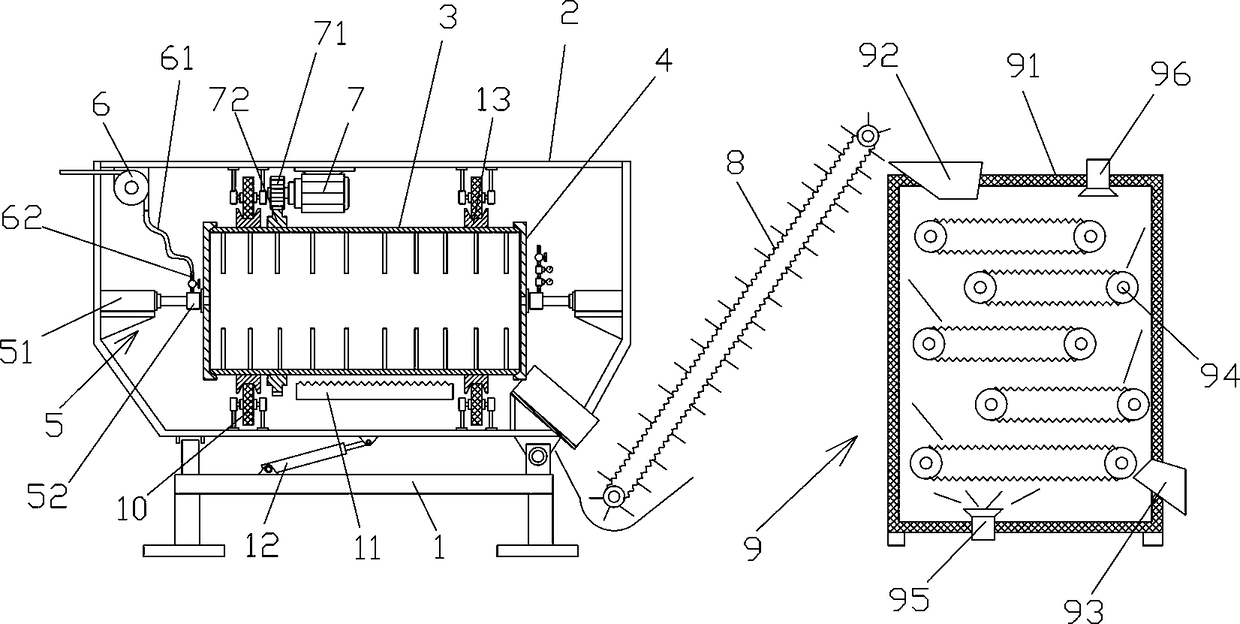 Watermelon seed processing device and method