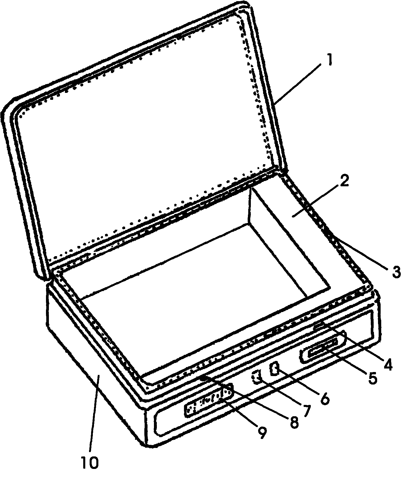 Safety protection device for negotiable securities