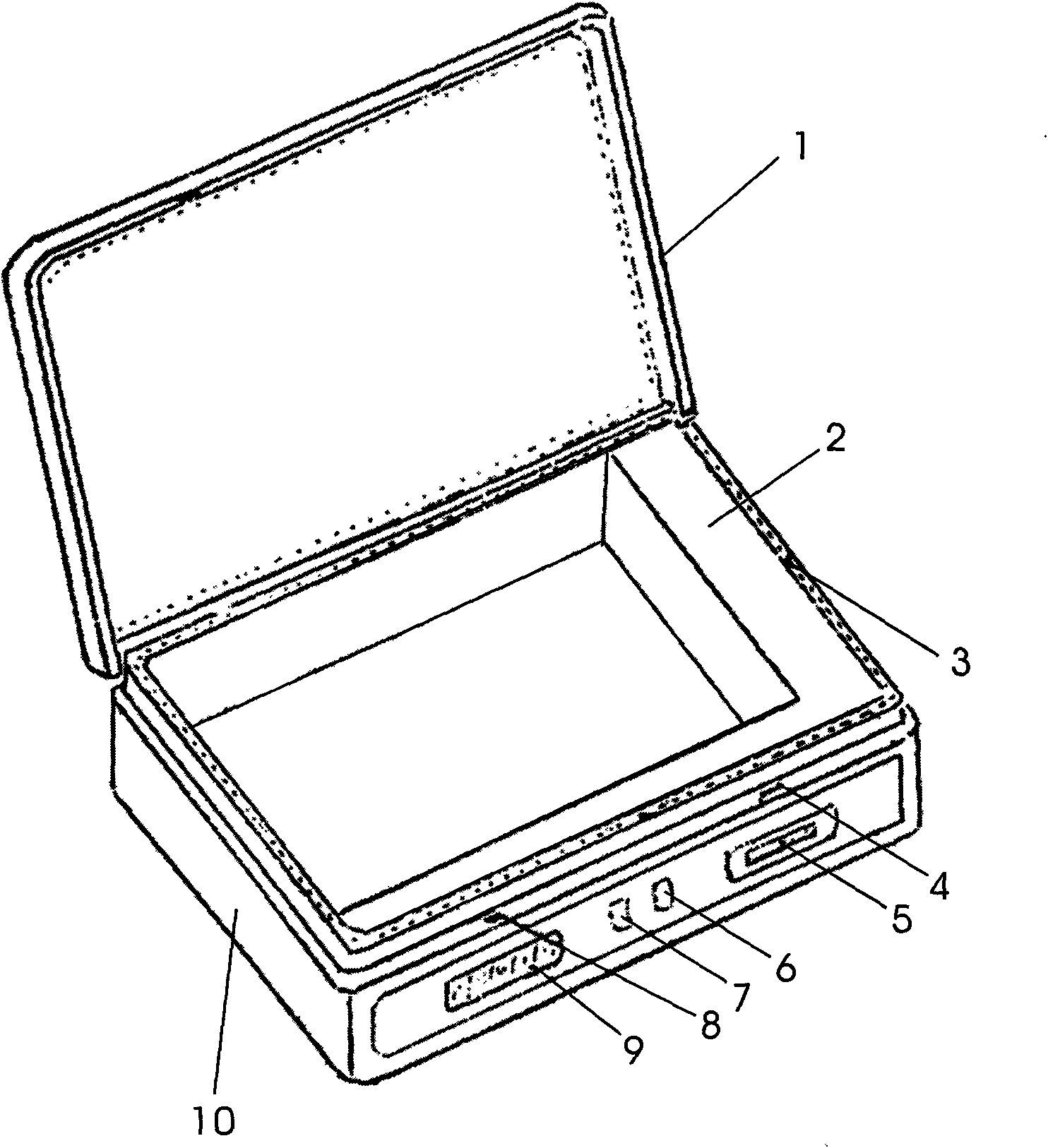 Safety protection device for negotiable securities