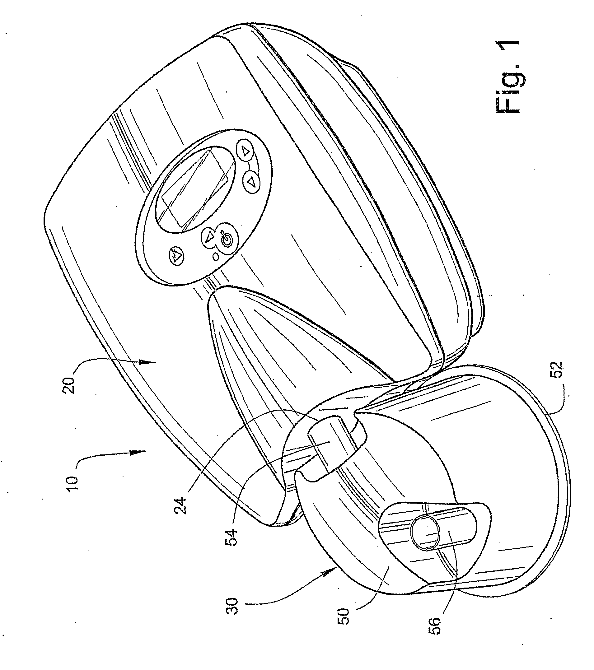 Humidifier and/or flow generator for CPAP device