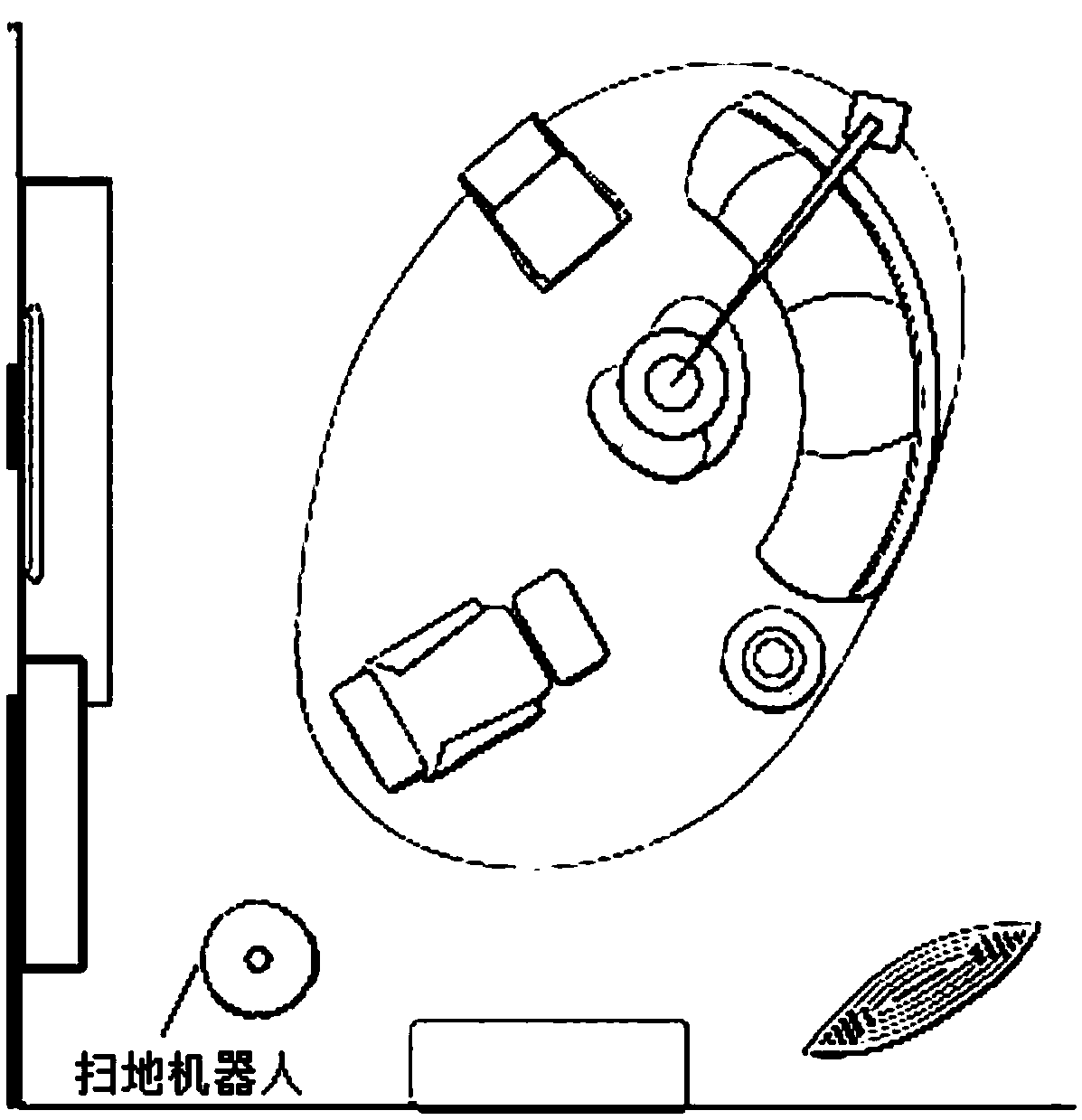 Control method and device of sweeping robot