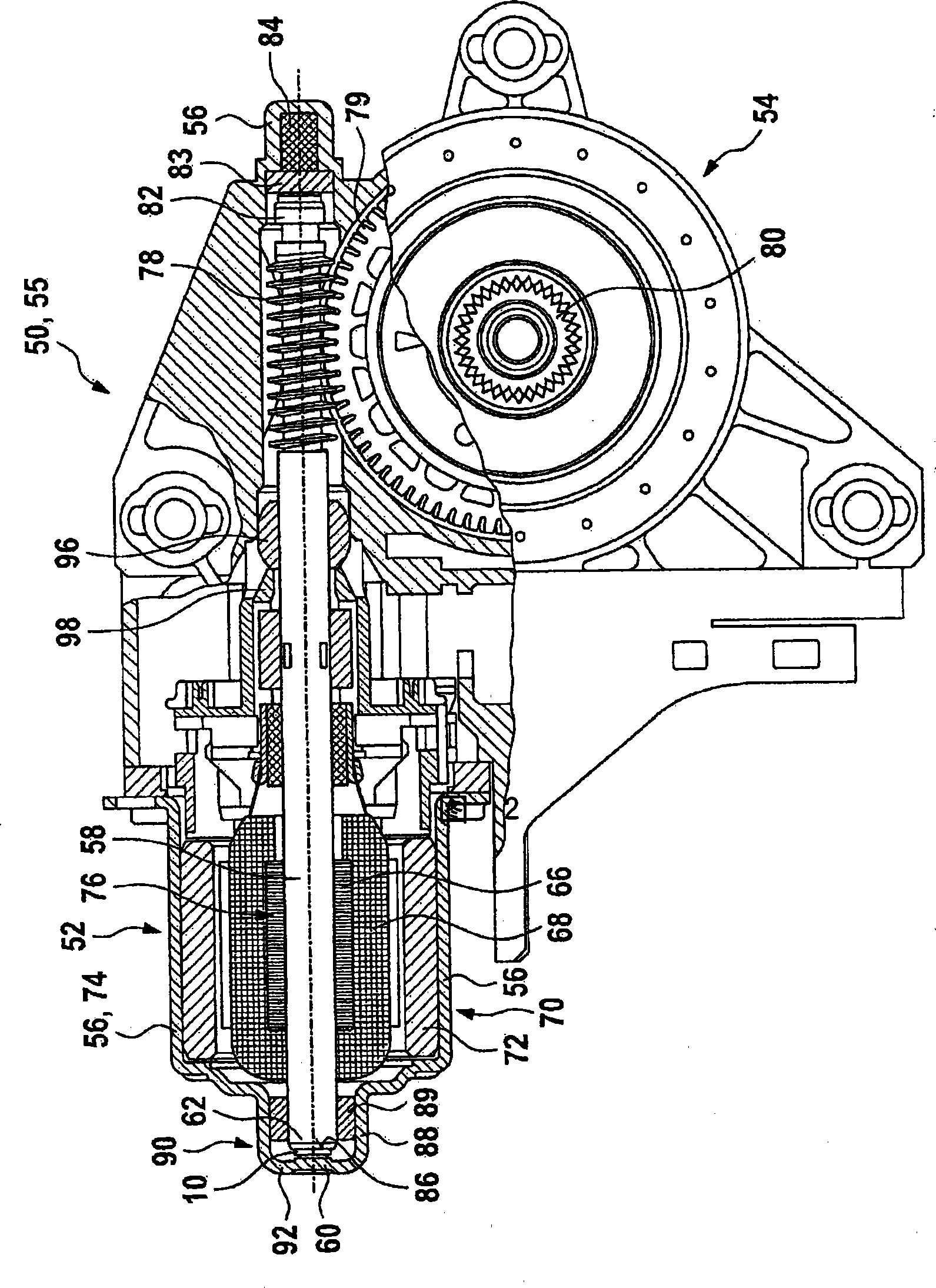 Thrust mushroom-shaped part and motor with the thrust mushroom-shaped part