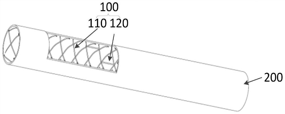 Catheter reinforcing layer and catheter