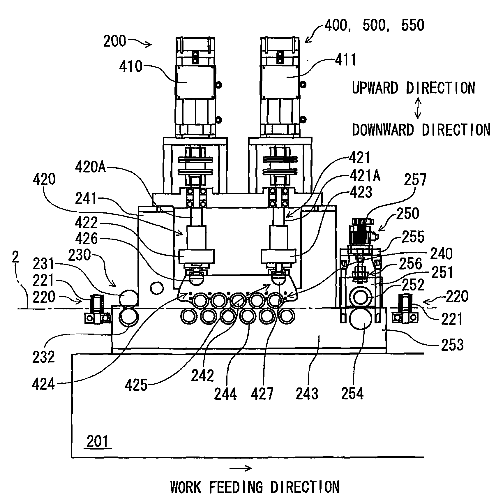 Releasing mechanism and leveling apparatus