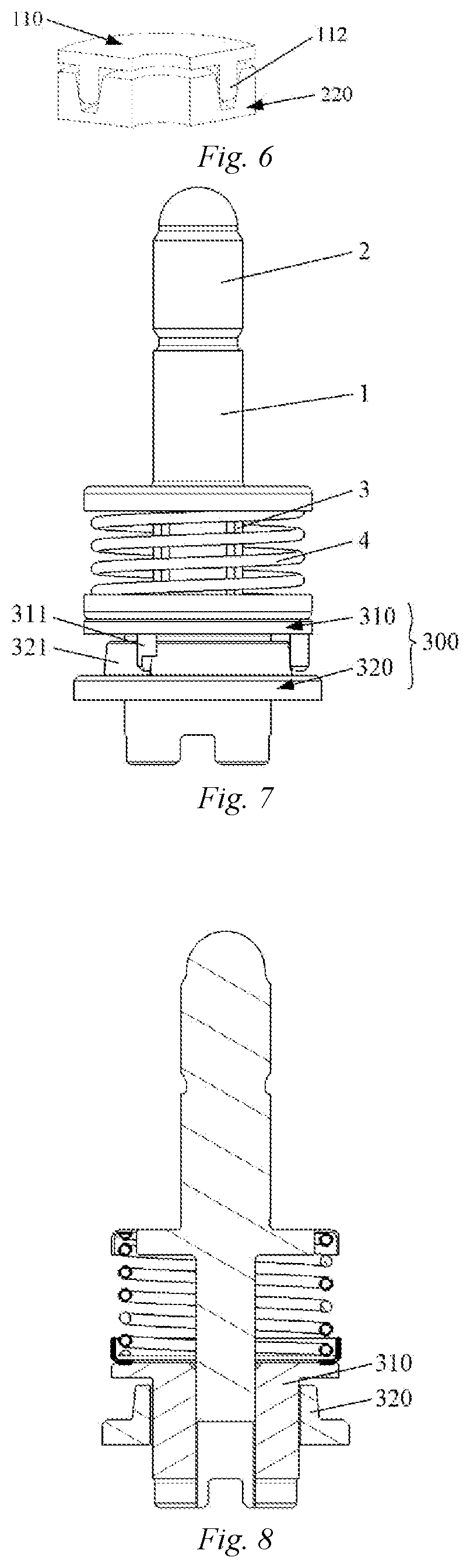 Circumferential lock mechanism, battery locking device, power battery pack and vehicle