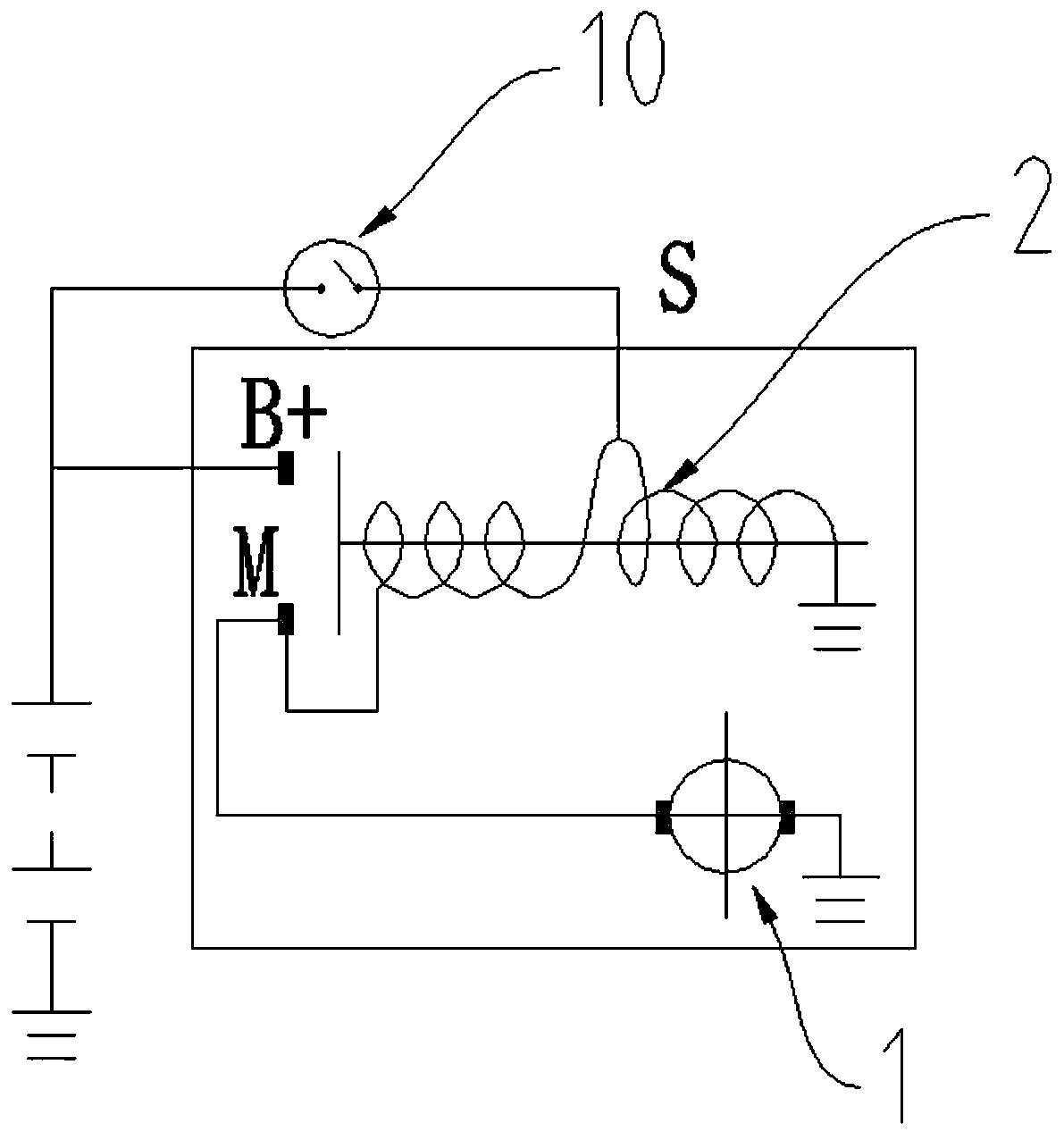 Water-immersed Starter Electromagnetic Switch Waterproof Device 