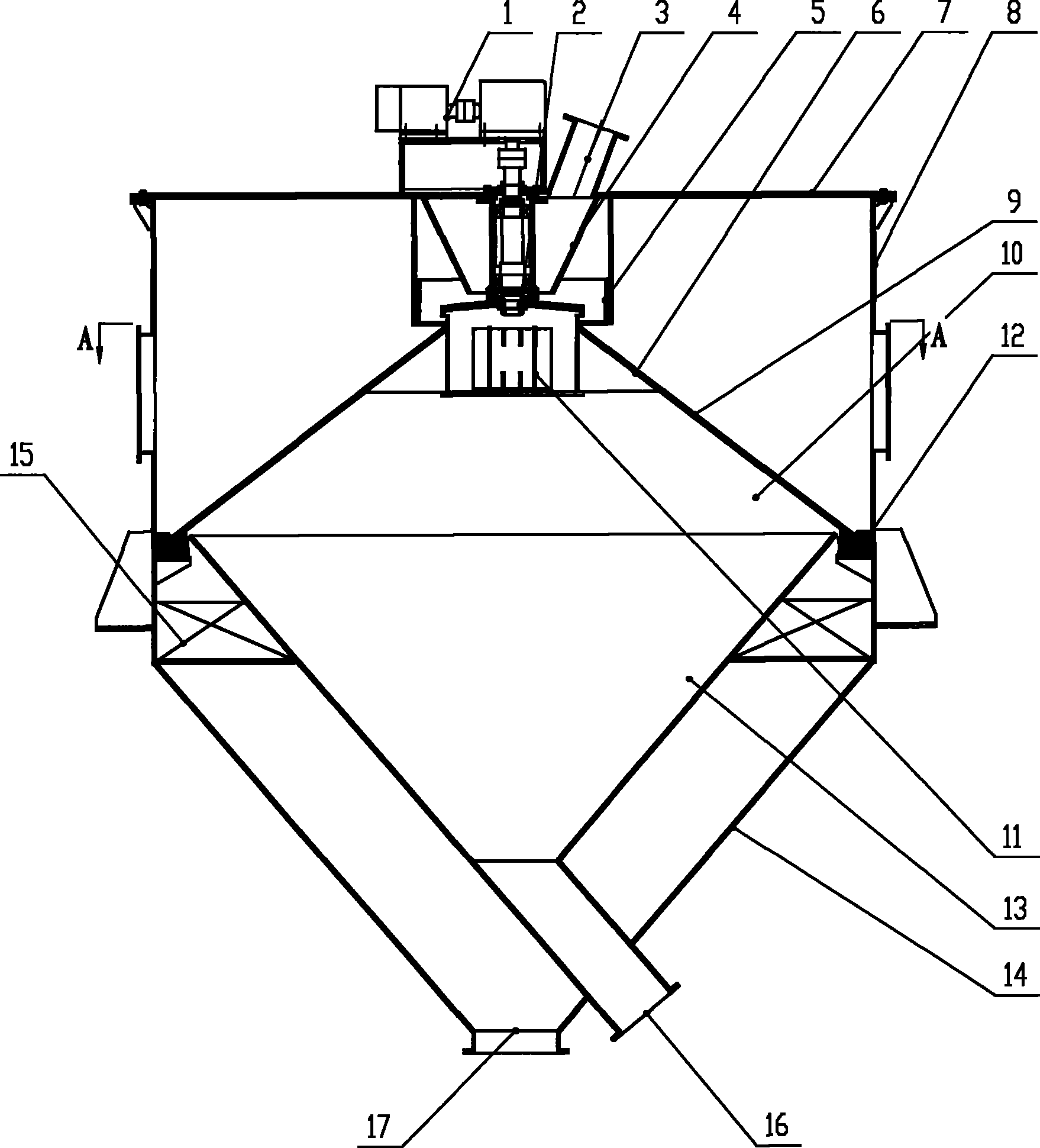 Frustum diffusion grader