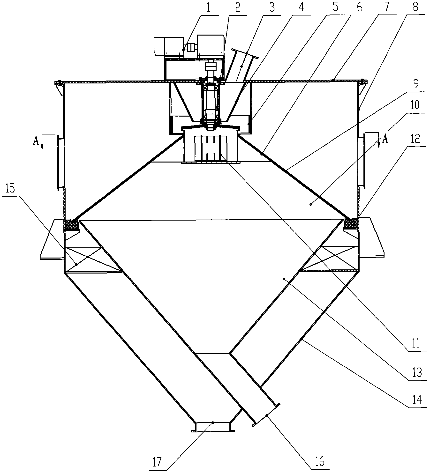 Frustum diffusion grader