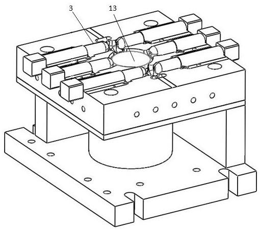 A casting and forging composite forming device for shaft sleeve parts