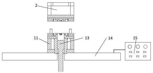 A casting and forging composite forming device for shaft sleeve parts