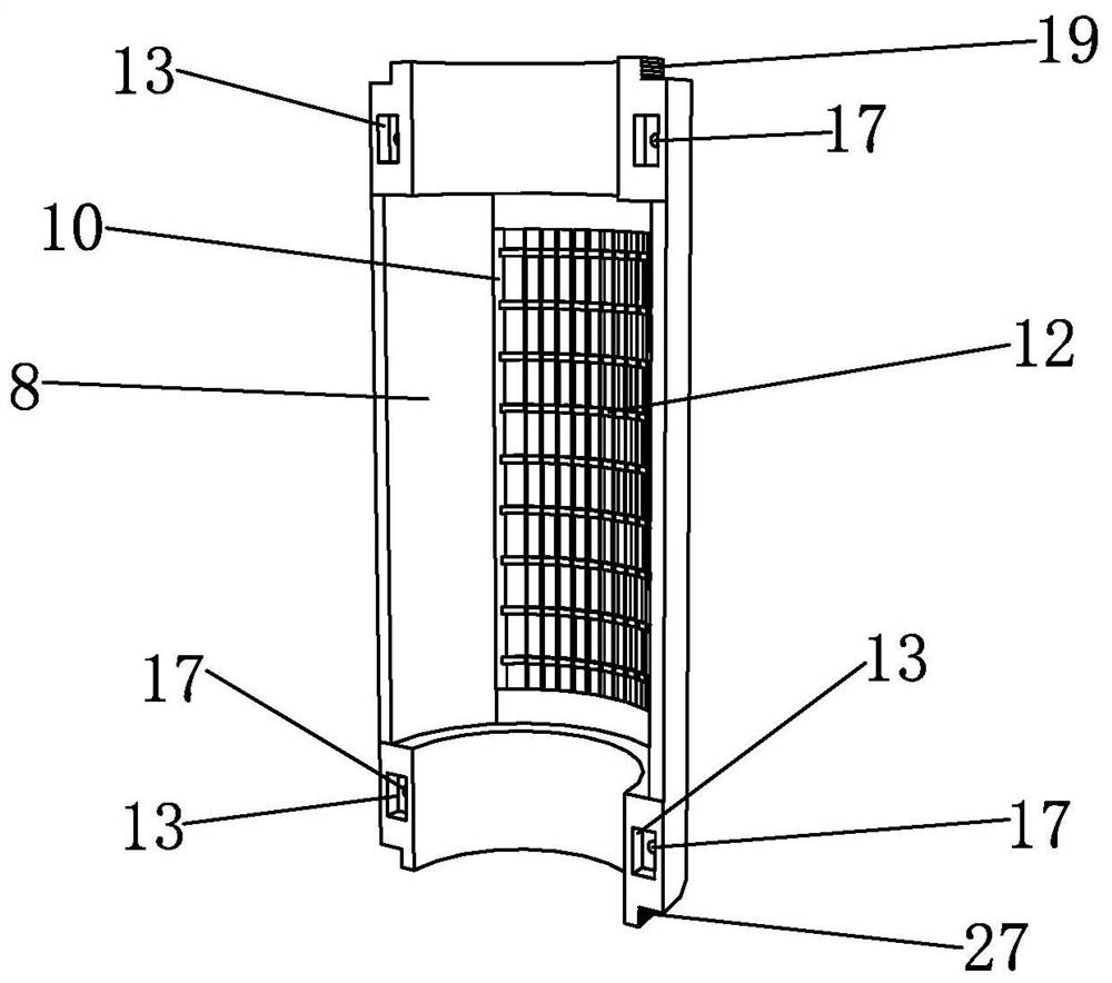 A safe electric fan with cooling function and its manufacturing method