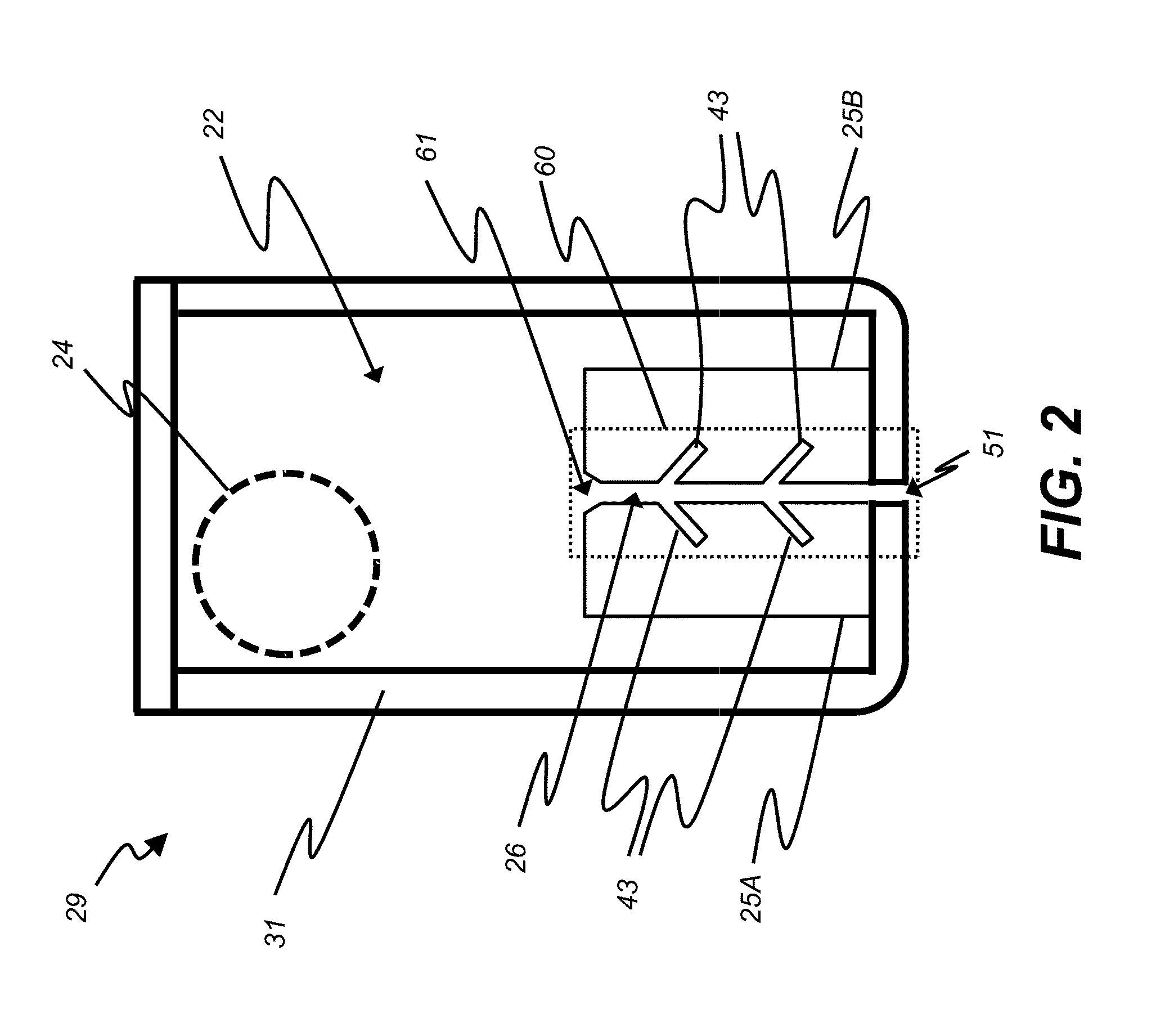 Acoustic drying system with interspersed exhaust channels