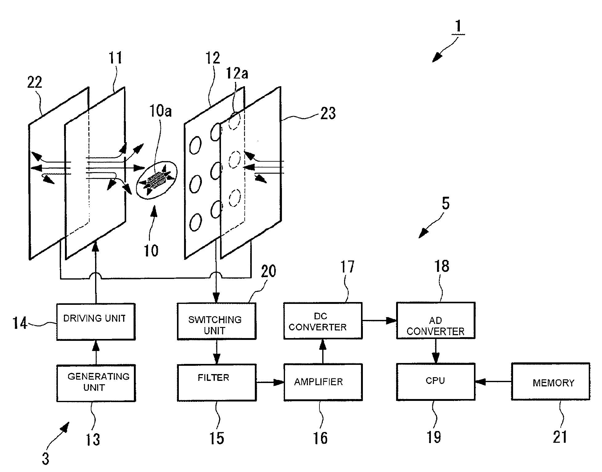 Position detection apparatus and medical-device-position detection system