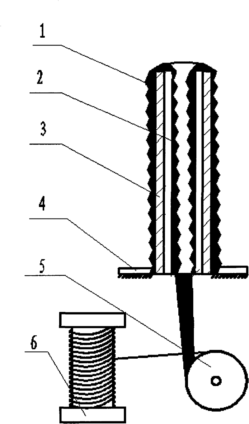 Three-dimensional weaving forming method for composite material