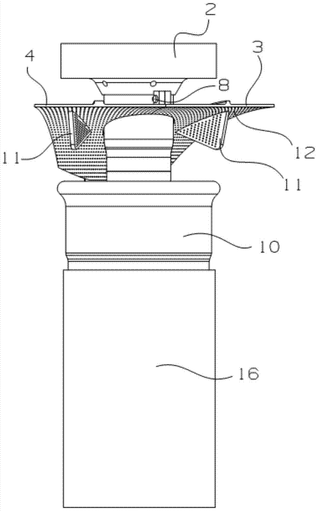 A diversion structure of a combustor premixed fuel nozzle