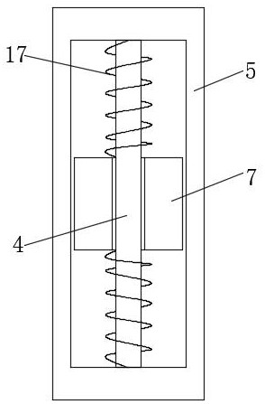 Anti-collision self-resetting limit frame for over-span highway railway bridge