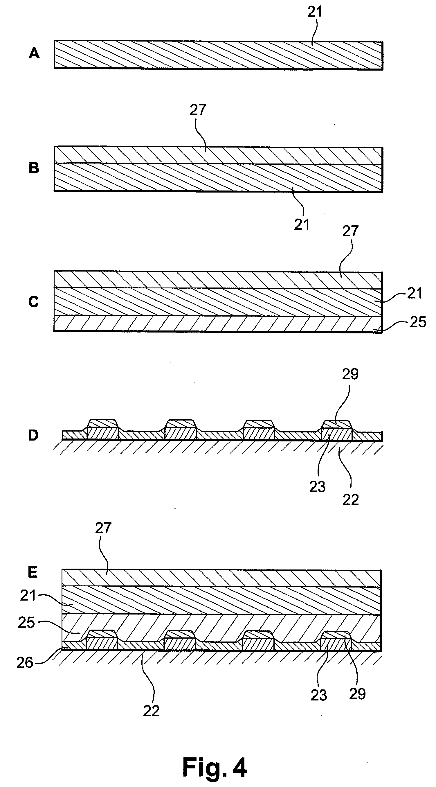 Device for detecting electromagnetic radiation and ionizing radiation having an isotropic transfer layer
