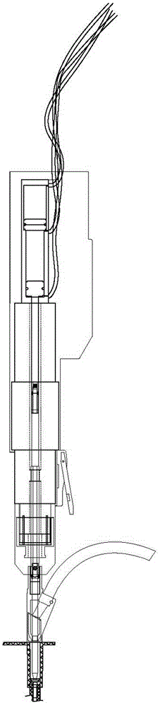 Handheld screw locking tool and screw feeding and locking machine with handheld screw locking tool