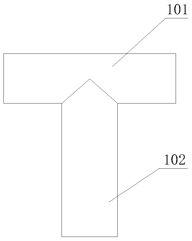 Wedge welding method and welding structure for large-calibre plastic pipes