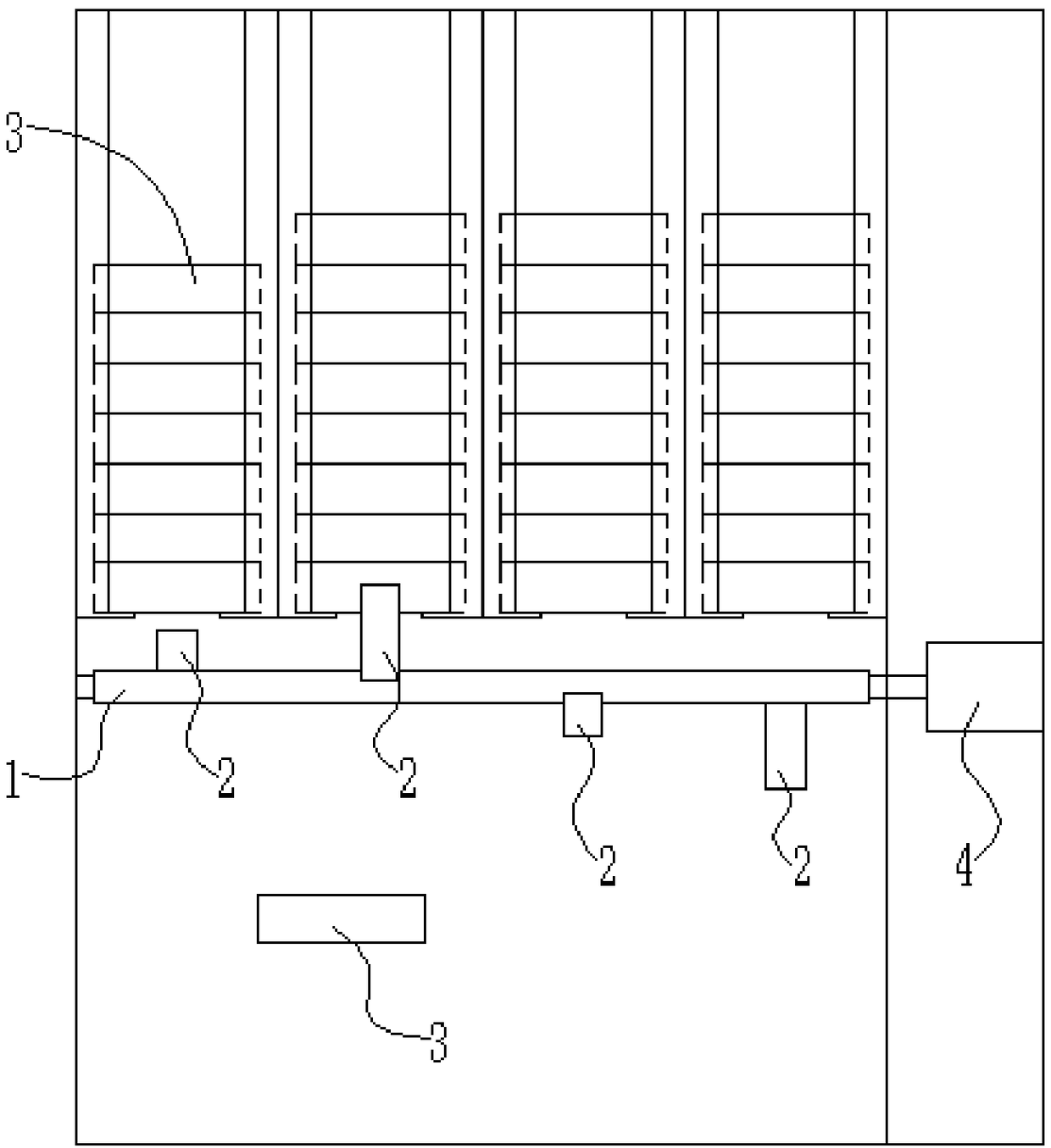 Delivering device, vending machine and delivering method