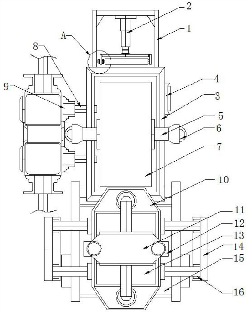 Flattening machining device for medical shell machining