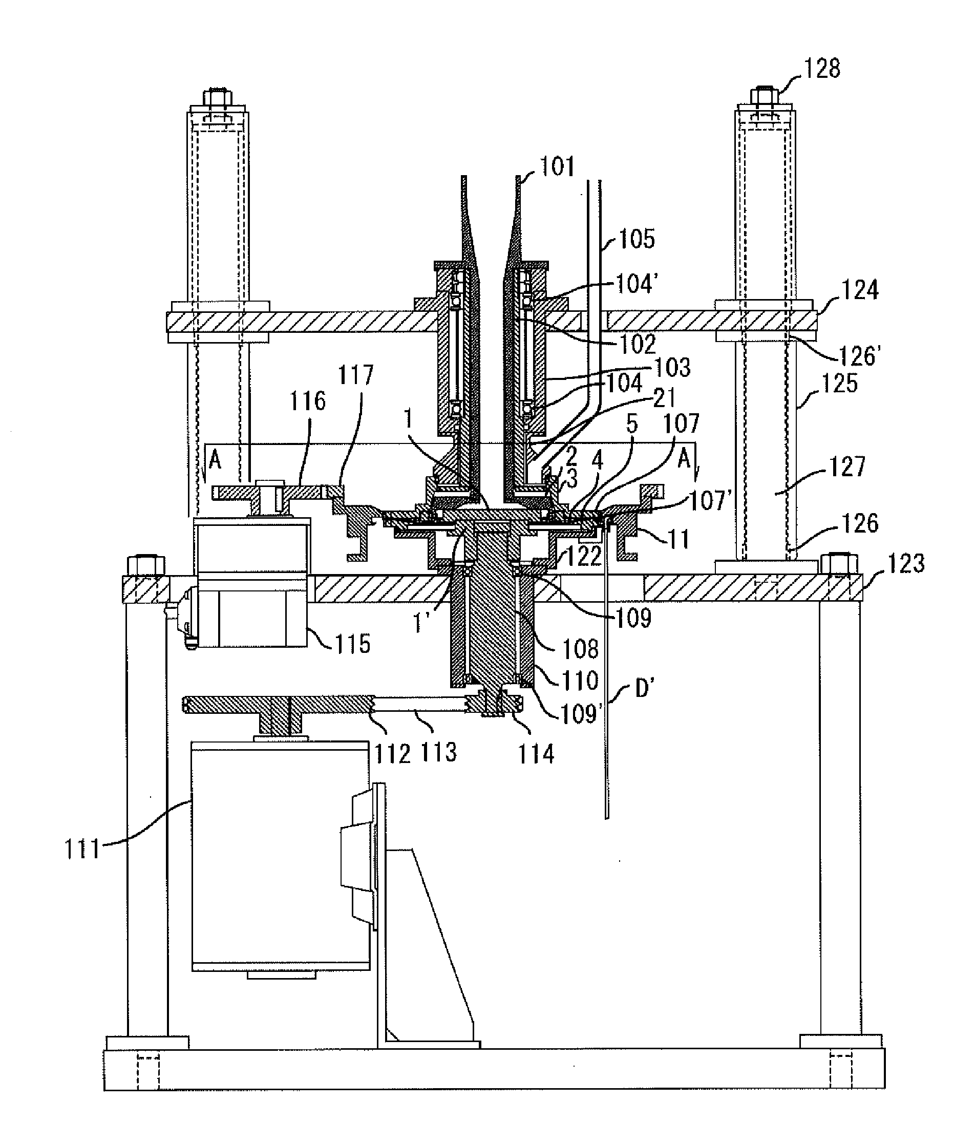 Mixing apparatus for powder raw material and liquid raw material and method for manufacturing mixture using same