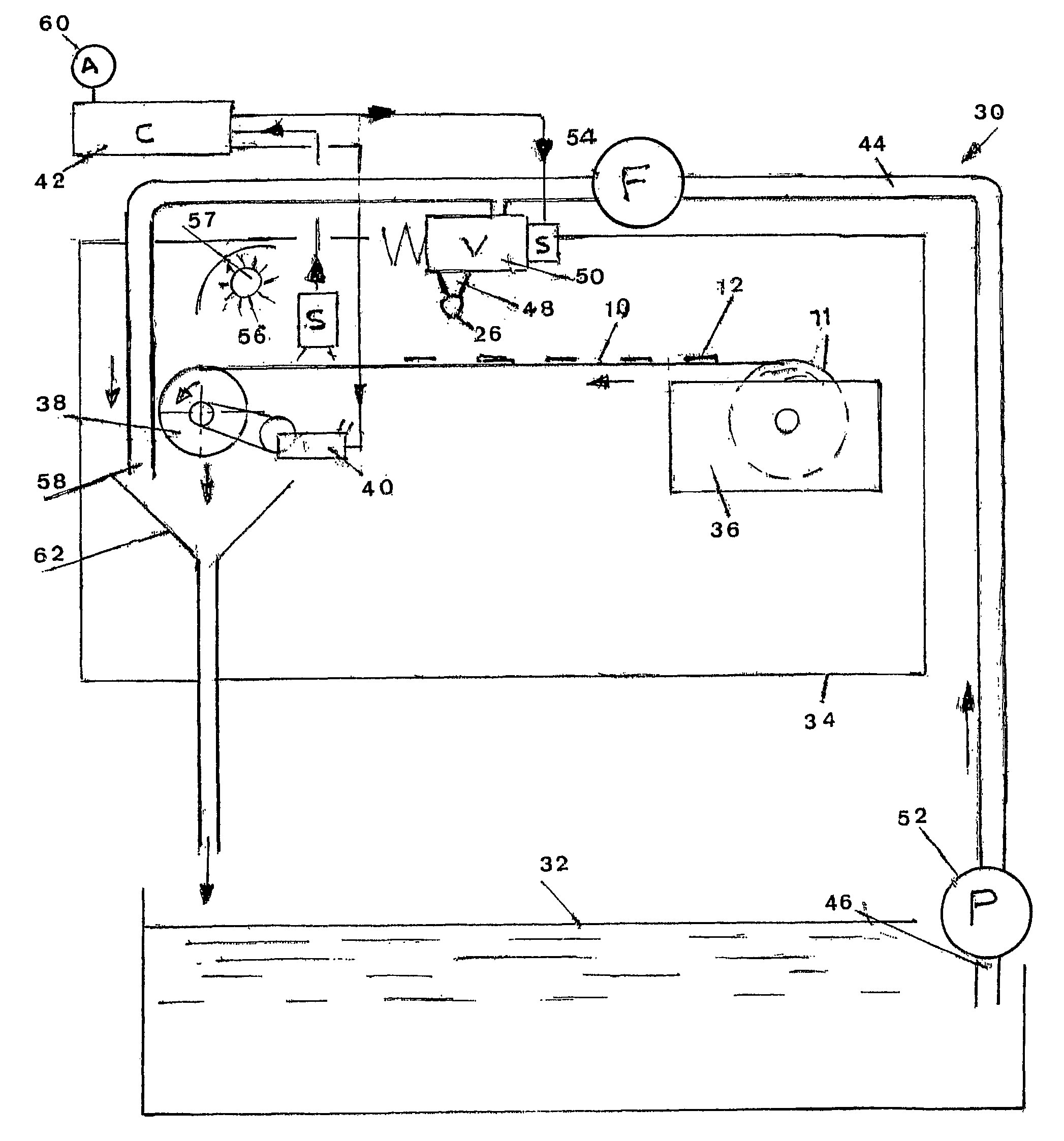 Indicator strip and a device for automatic testing of liquids