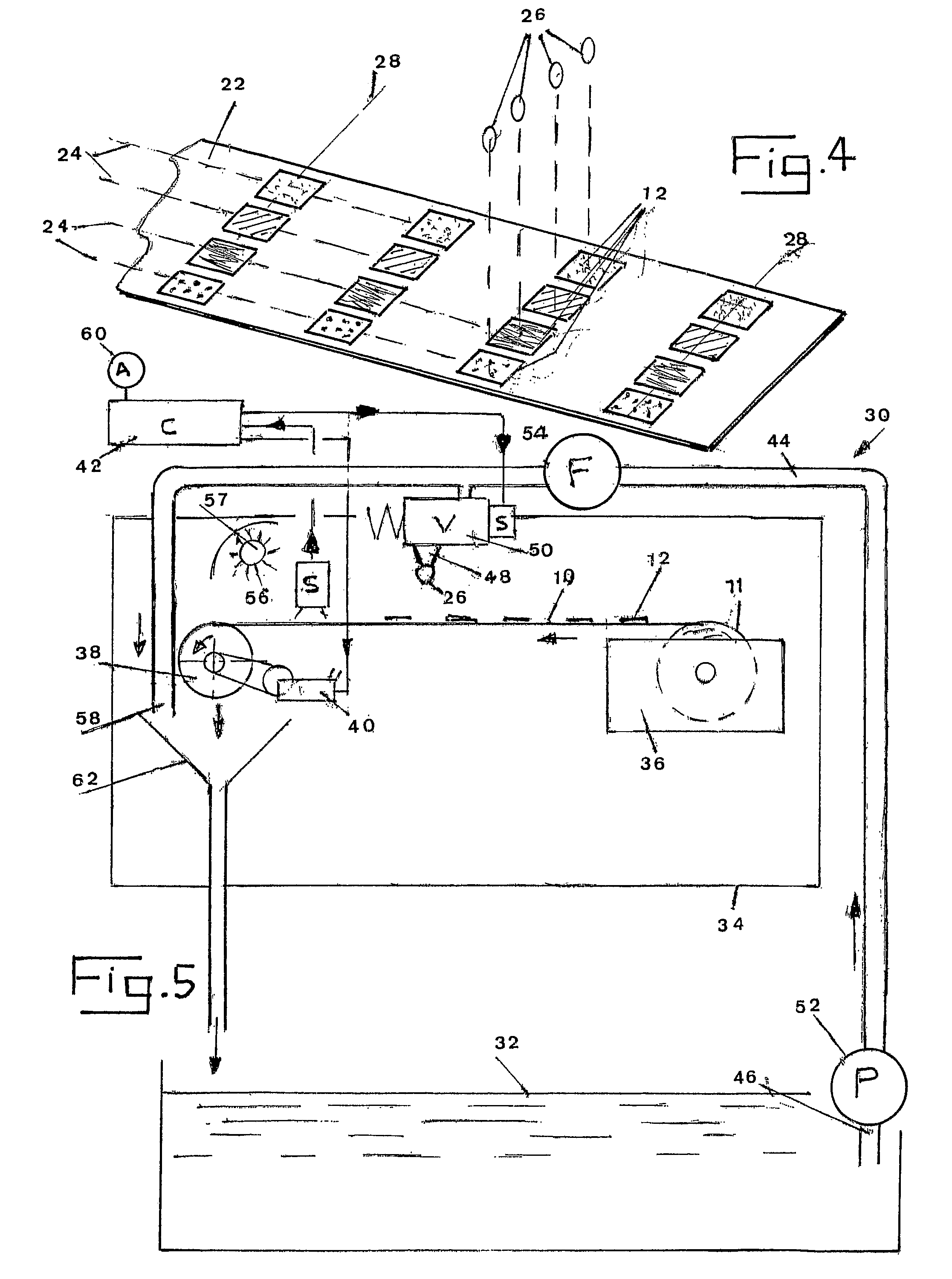 Indicator strip and a device for automatic testing of liquids