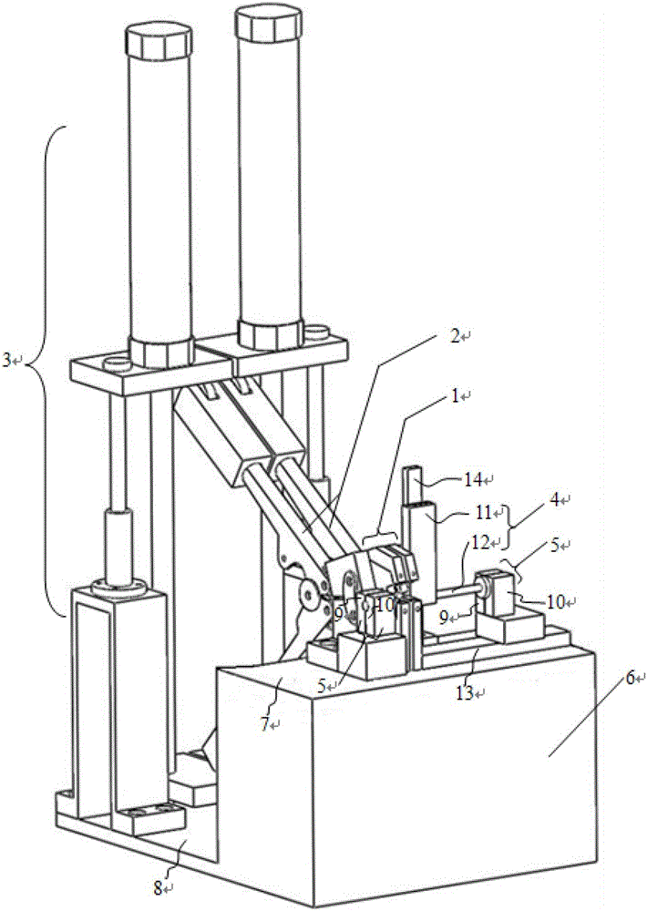 A device for realizing double-ended automatic crimping of butt terminals