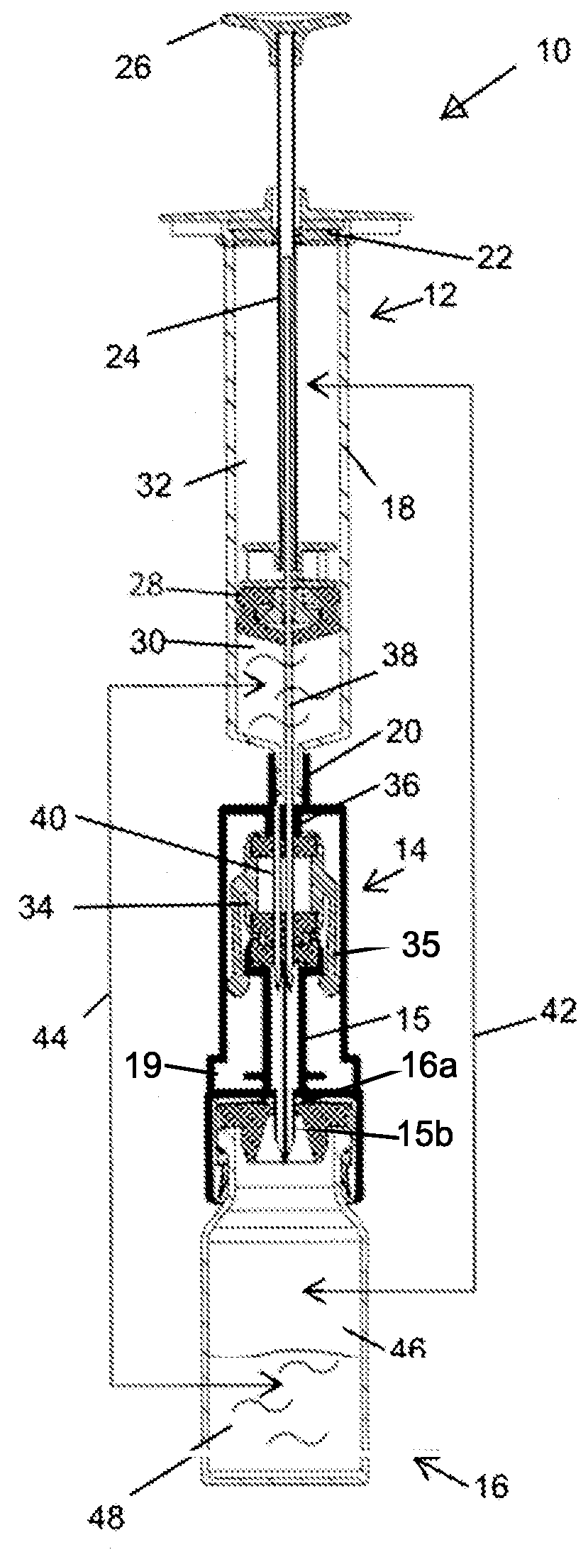 Improved components of a fluid transfer apparatus