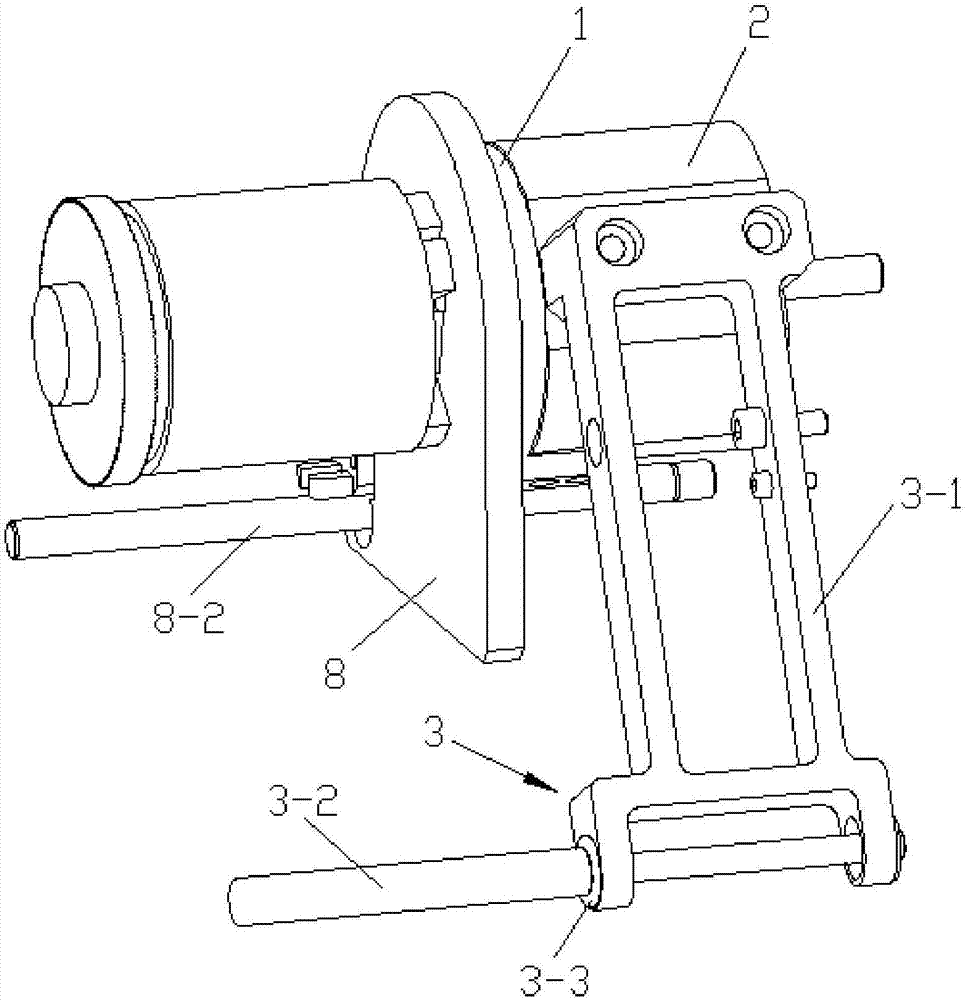 Color belt tensioning mechanism of intelligent card lithoprint device