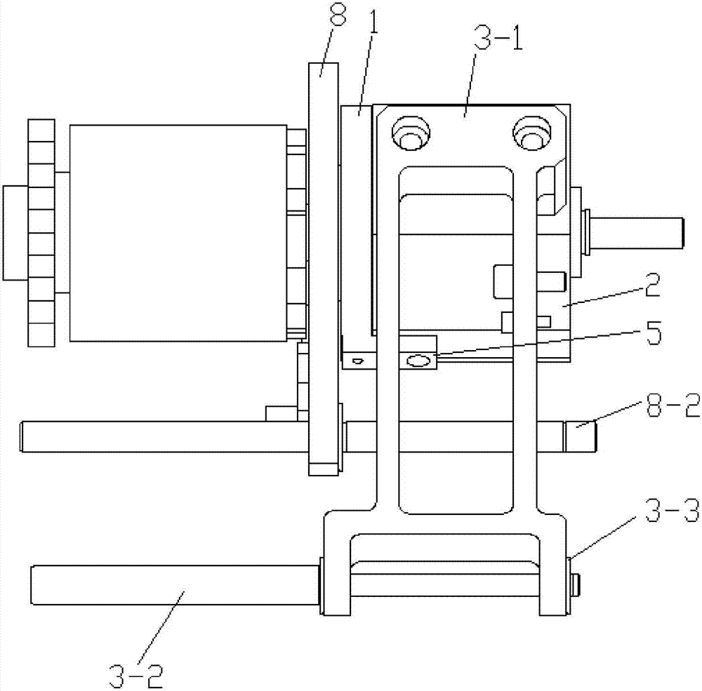 Color belt tensioning mechanism of intelligent card lithoprint device