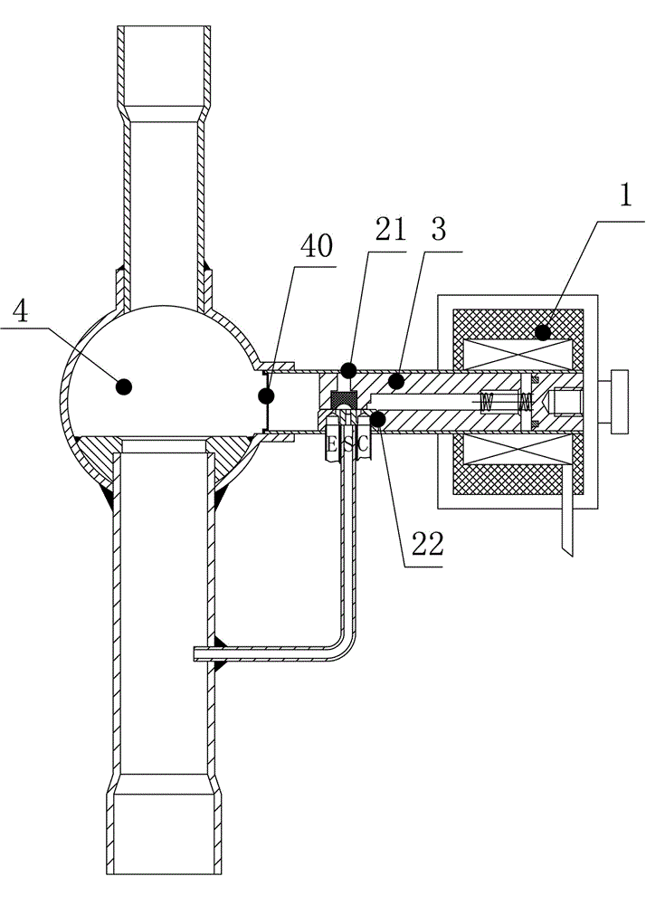 Electromagnetic four-way reversing valve