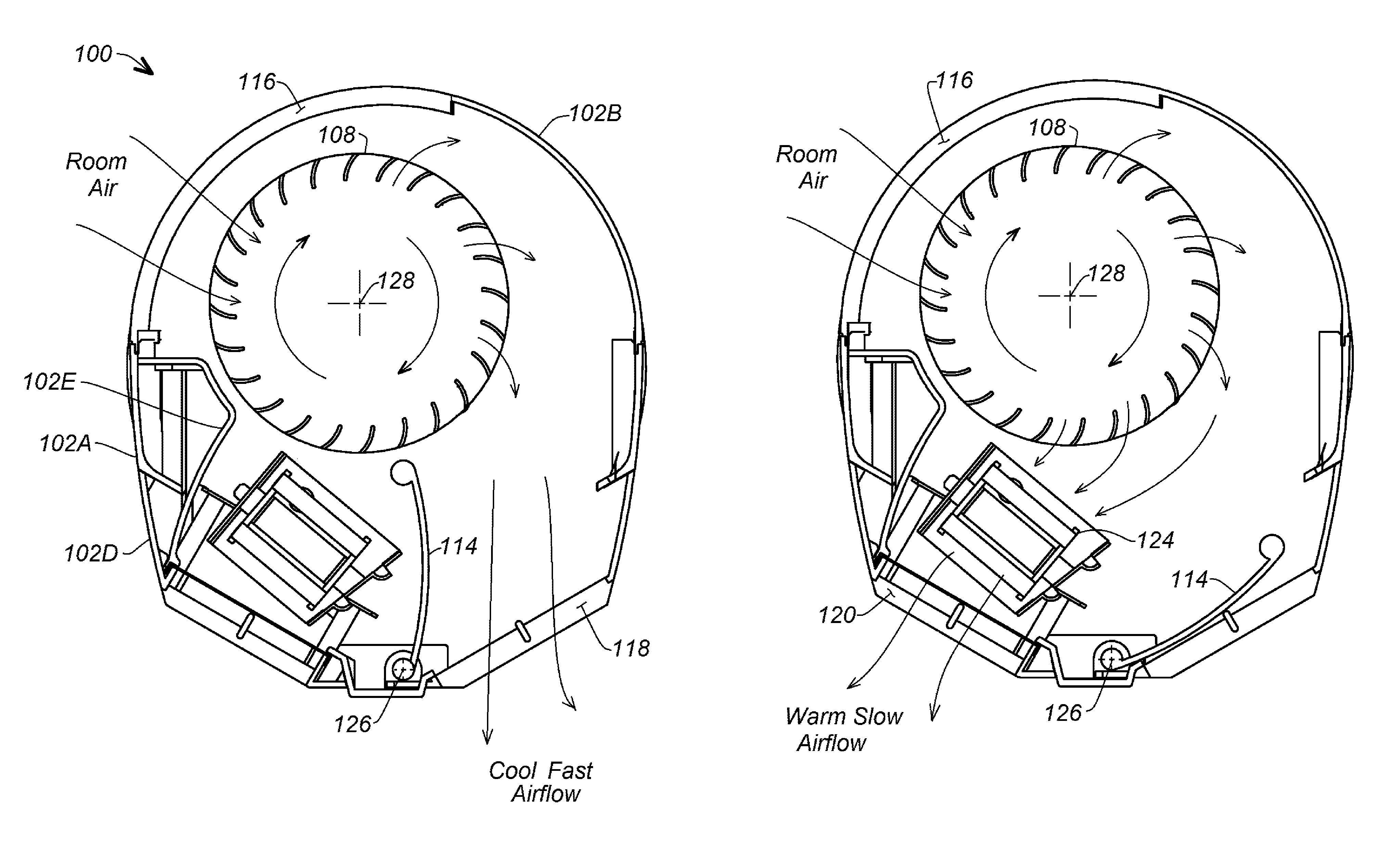 Heating and cooling apparatus