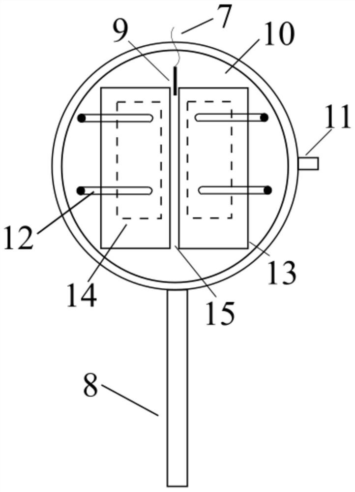 A device and method for rapidly measuring the dynamic contact angle of liquid droplets