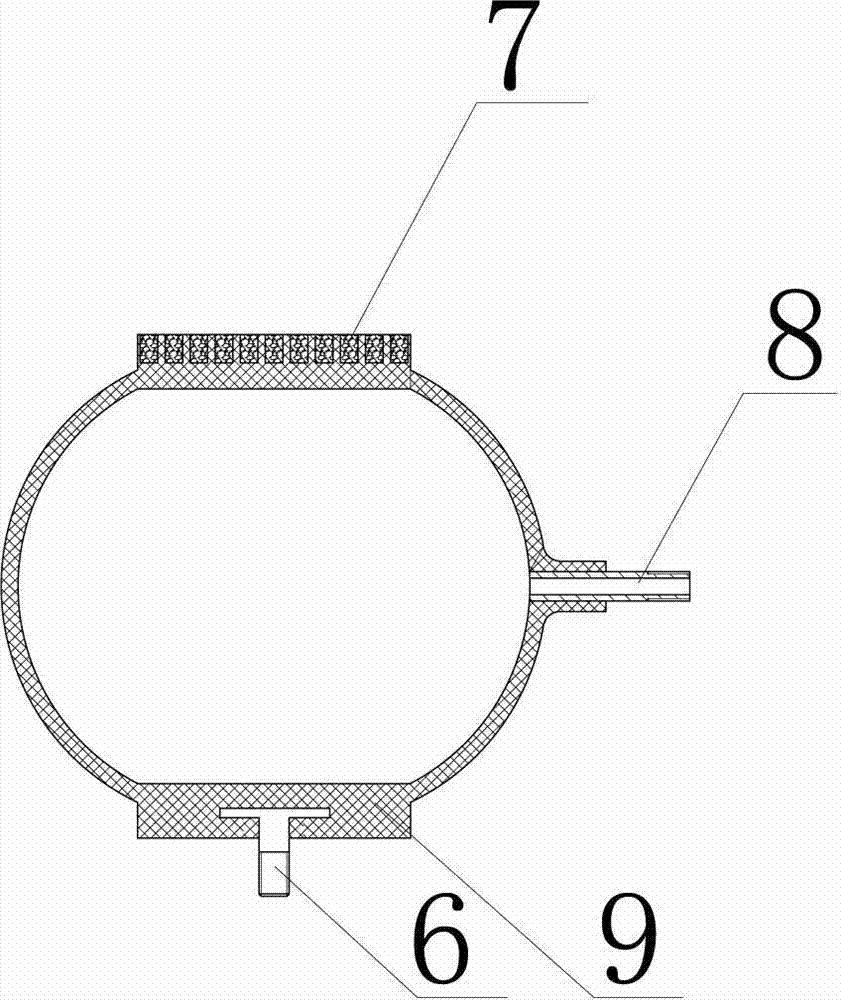 The sealing device of the lower part of the trolley of the blast ring cooler