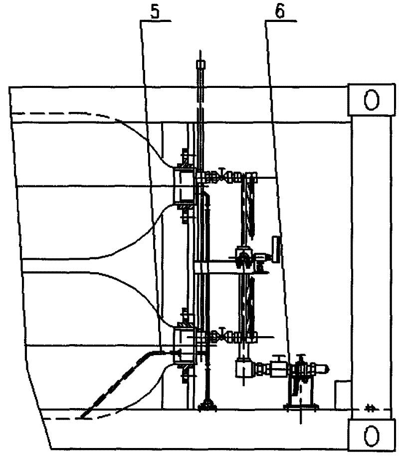 High-pressure natural gas long pipe trailer for four-stage gas filling