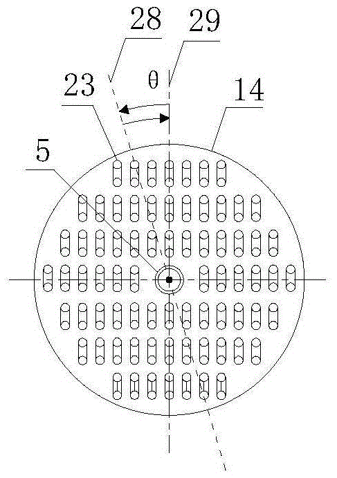 Sewage heat exchange device capable of self-cleaning and scale inhibition