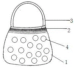 Anti-deformation and sun-block pearl bag with good resilience