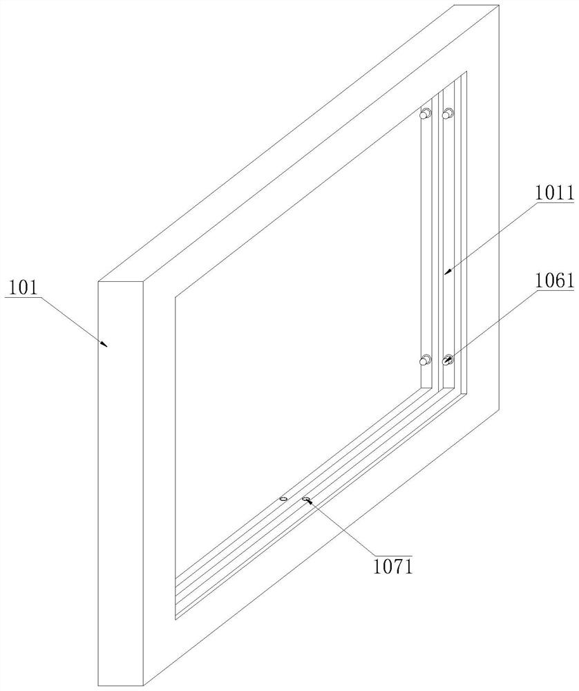 Push-pull type bridge-cutoff aluminum alloy door and window