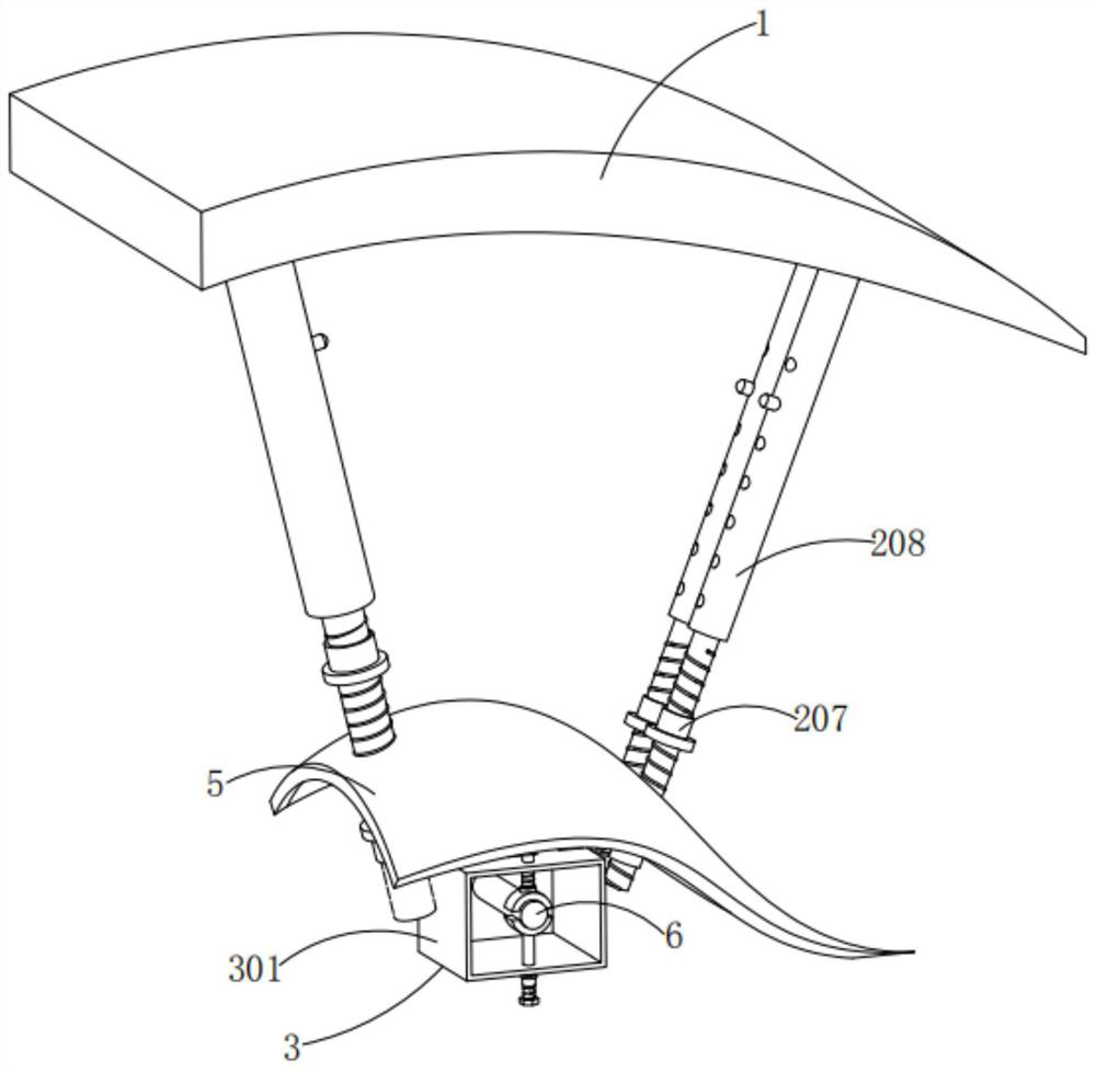 Magnetometer carrying device for aeromagnetic system of fixed-wing unmanned aerial vehicle