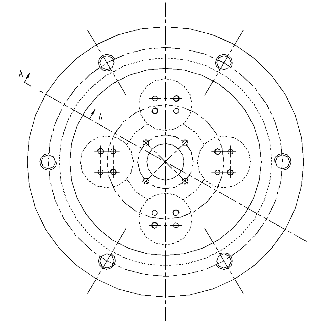 Fixture for end face turning of rotary part and process method