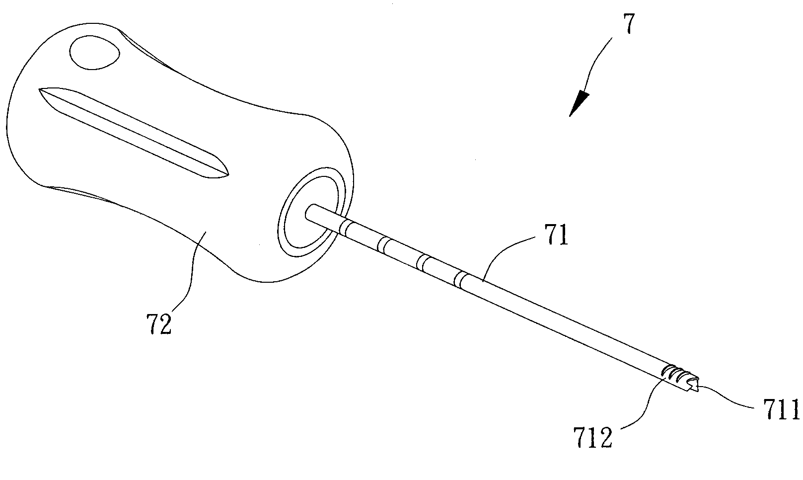 Removing device for root canal obstruction