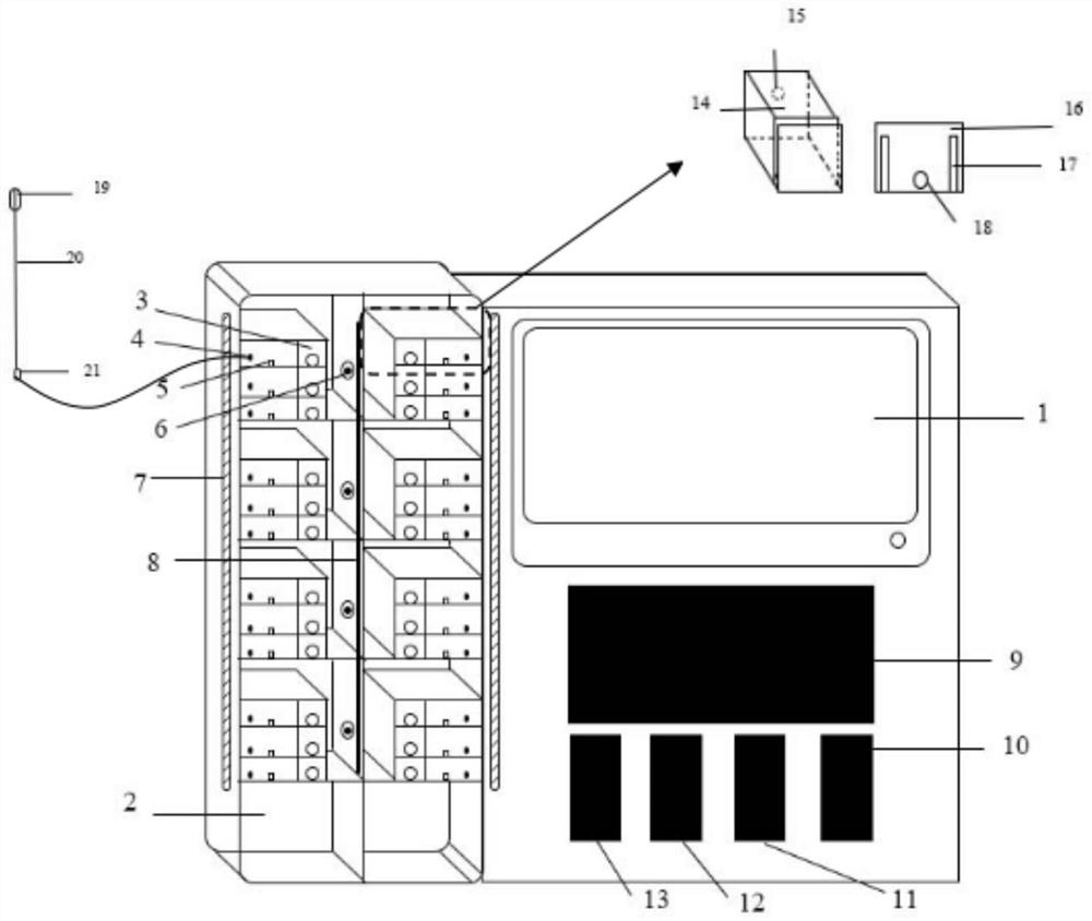 Full-automatic abdominal wall withdrawal reflex scoring method and device