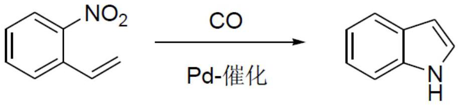A kind of preparation method of indole compound
