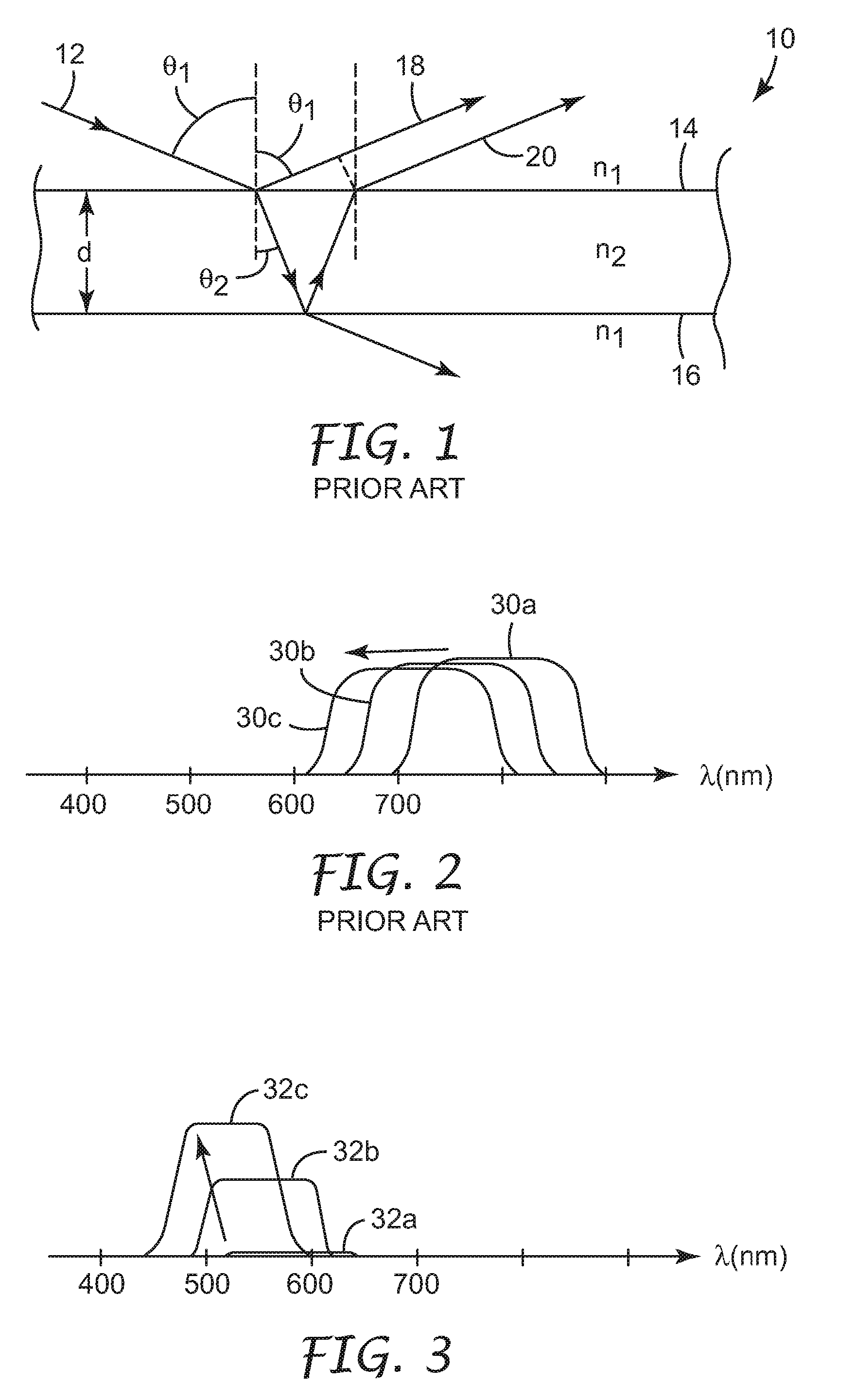 Optical polarizing films with designed color shifts